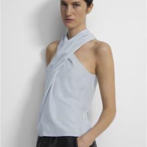 Theory Light Blue Women's Blouse